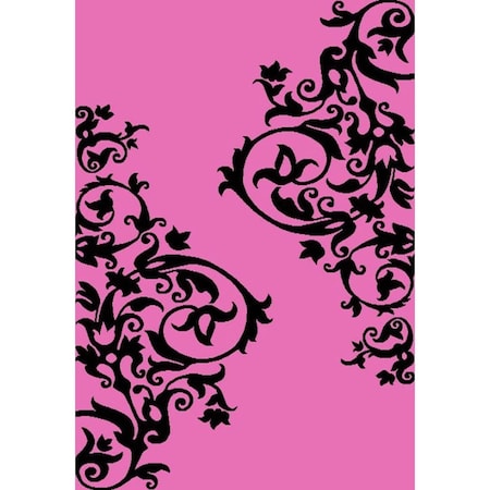 Rlm Distribution 2 ft. 7 in. x 4 ft. 1 in. Alisa Tatoo Scroll - Pink HO2545990